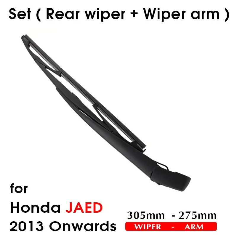 BEMOST Car Rear Windshield Wiper Arm Blades Brushes For Honda JAED 2013 Onwards Hatchback Windscreen Auto Styling