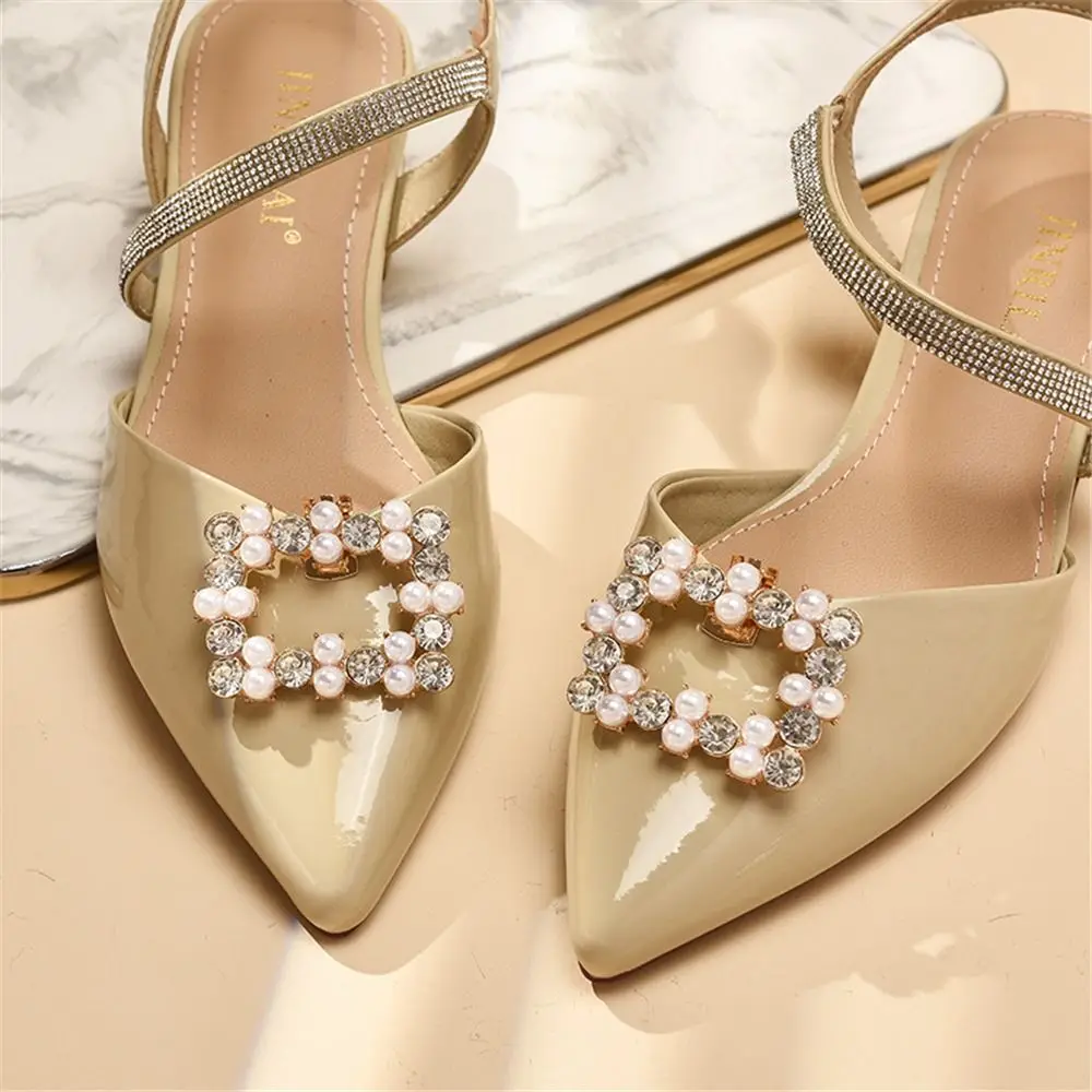 2Pcs Women High Heel Shoe Clips Wedding Bride Bowknot Shoes Decoration Charms Jewelry Shoes Rhinestones Crystal Accessories