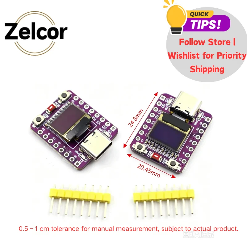 ESP32 C3 Pro Mini OLED ESP32 SuperMini Development Board ESP32 C3 Development Board ESP32 Supermini Expansion Board
