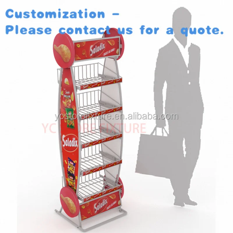 

на заказ. Металлические полки для демонстрации конфет и шоколада в супермаркете. Подставка