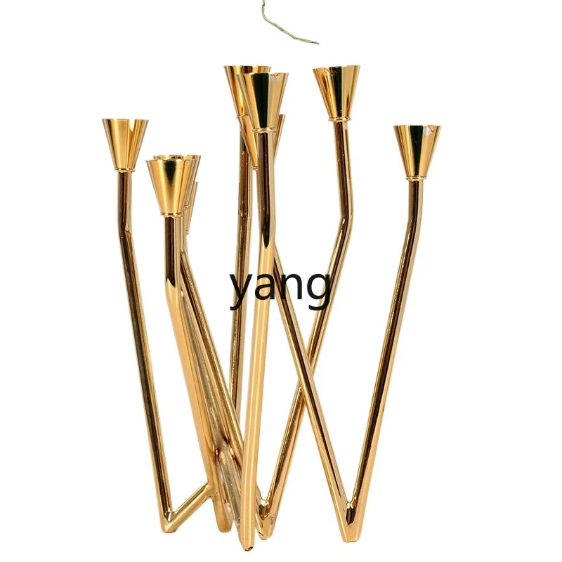 LMM, arrangement props European-style home romantic western food Nordic gold pure copper ornament