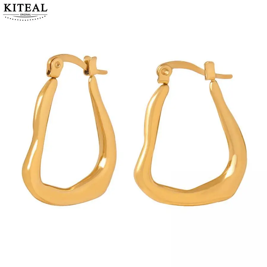 KITEAL Hot Gift Gold Plated for female Western Empress Dowager's Droplet shaped Earrings women High Quality Jewelry