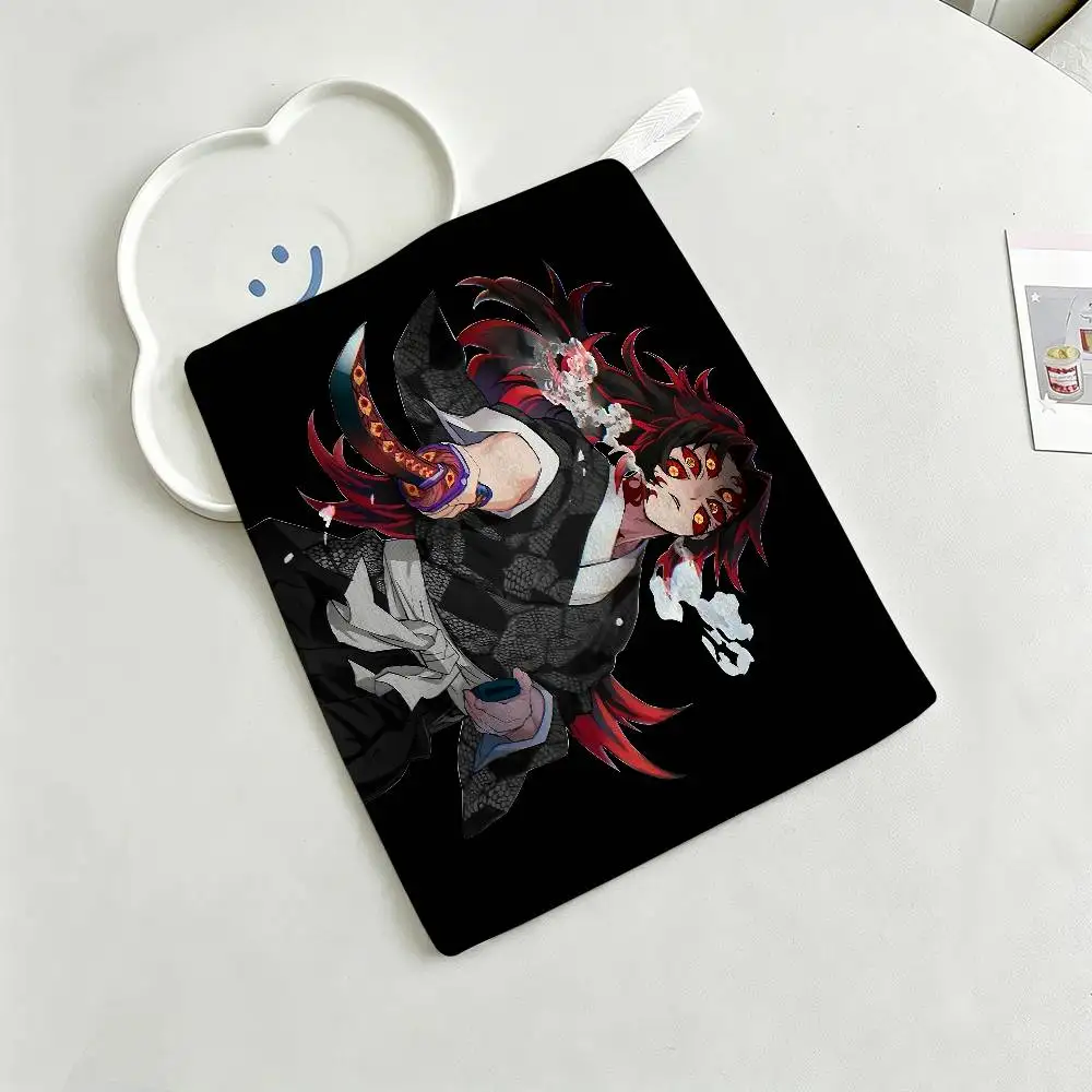 Anime Kokushibo Game Hanging Polyester Cotton Towel, Reusable Hand Wiping Cloth, Wear Resistant for Home Kitchen Sink 3