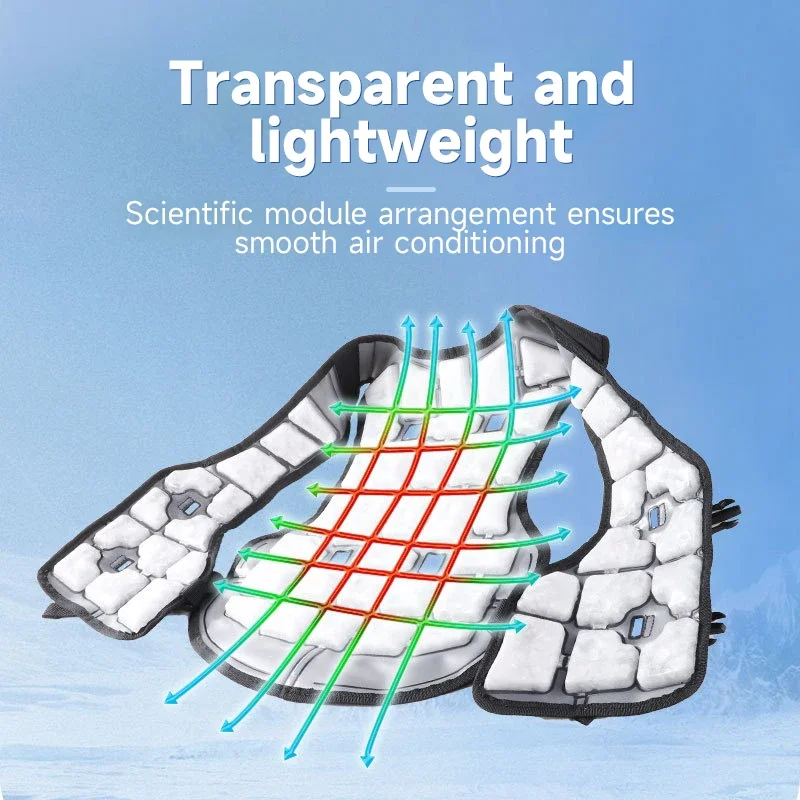 Men's Cooling Vest Body Cooling Ice Pack Vest Multi-Cooler Zone Water  Clothes Summer Bike