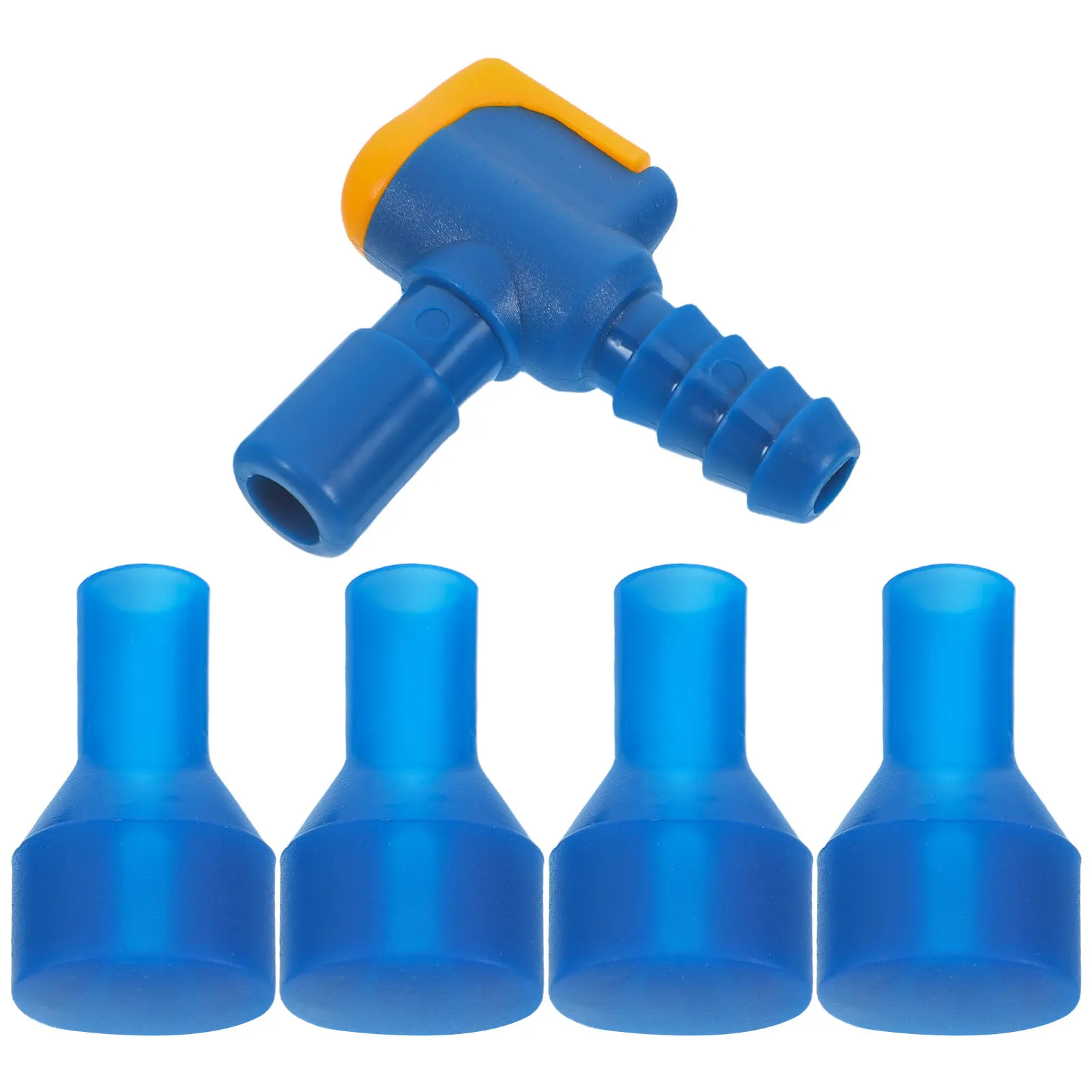 

Комплект силиконовых соединителей для питьевой системы: мундштук, клапан-адаптер, герметичный заменяемый фитинг для велосипедного рюкзака с питьевой системой