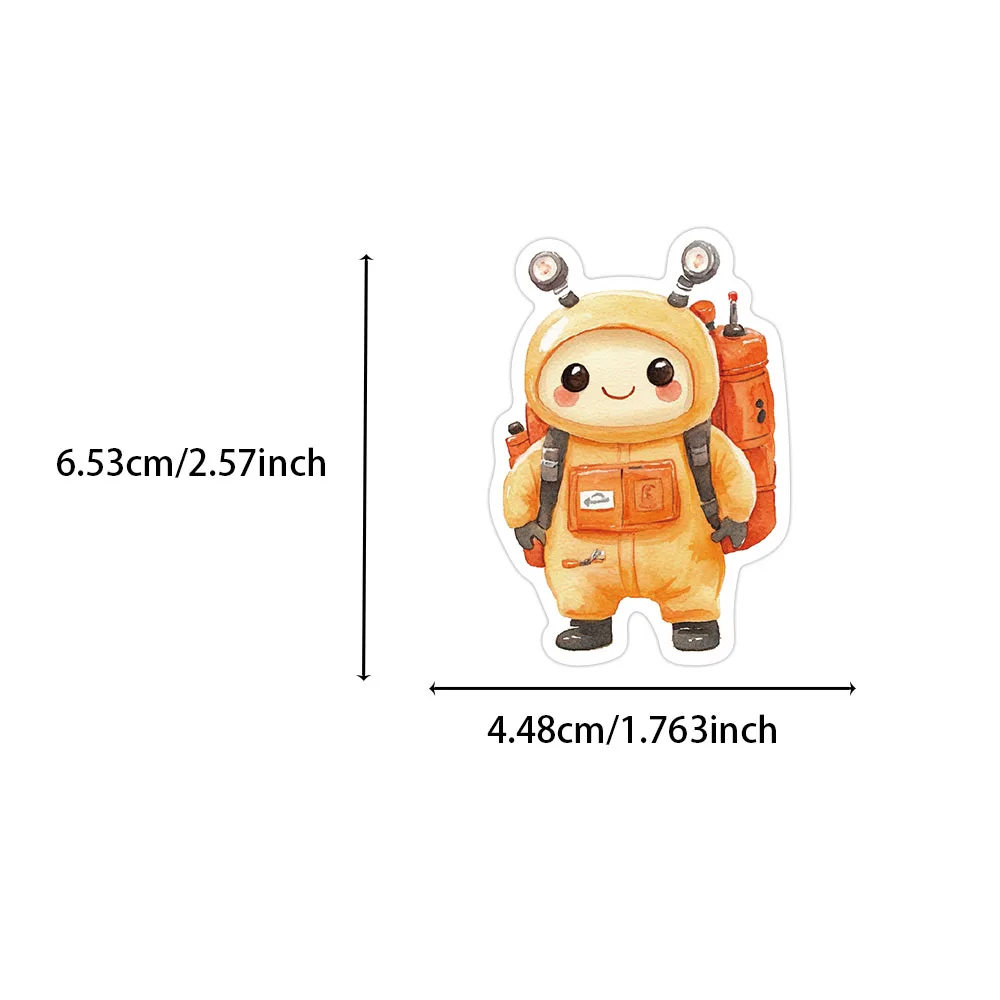 50 sztuk naklejek z postaciami z kreskówek, seria zwierzęca, do dekoracji plecaków, naklejki DIY na telefon, kubek na wodę, wodoodporne.