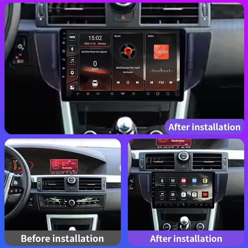 Android Radio For Roewe MG 550 6 MG6 2008-2015 Car Radio Player Mirror Link Rear Camera Wireless Android Auto No 2din DVD 8 Core