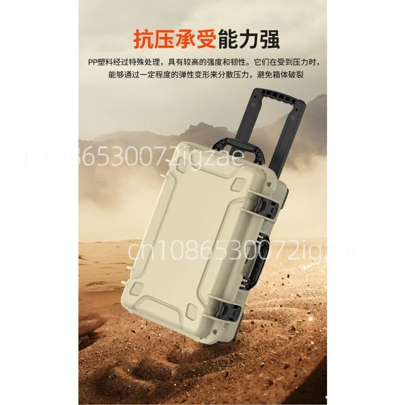 New multi-functional hardware tool storage waterproof toolbox, astronomical telescope photography equipment trolley case