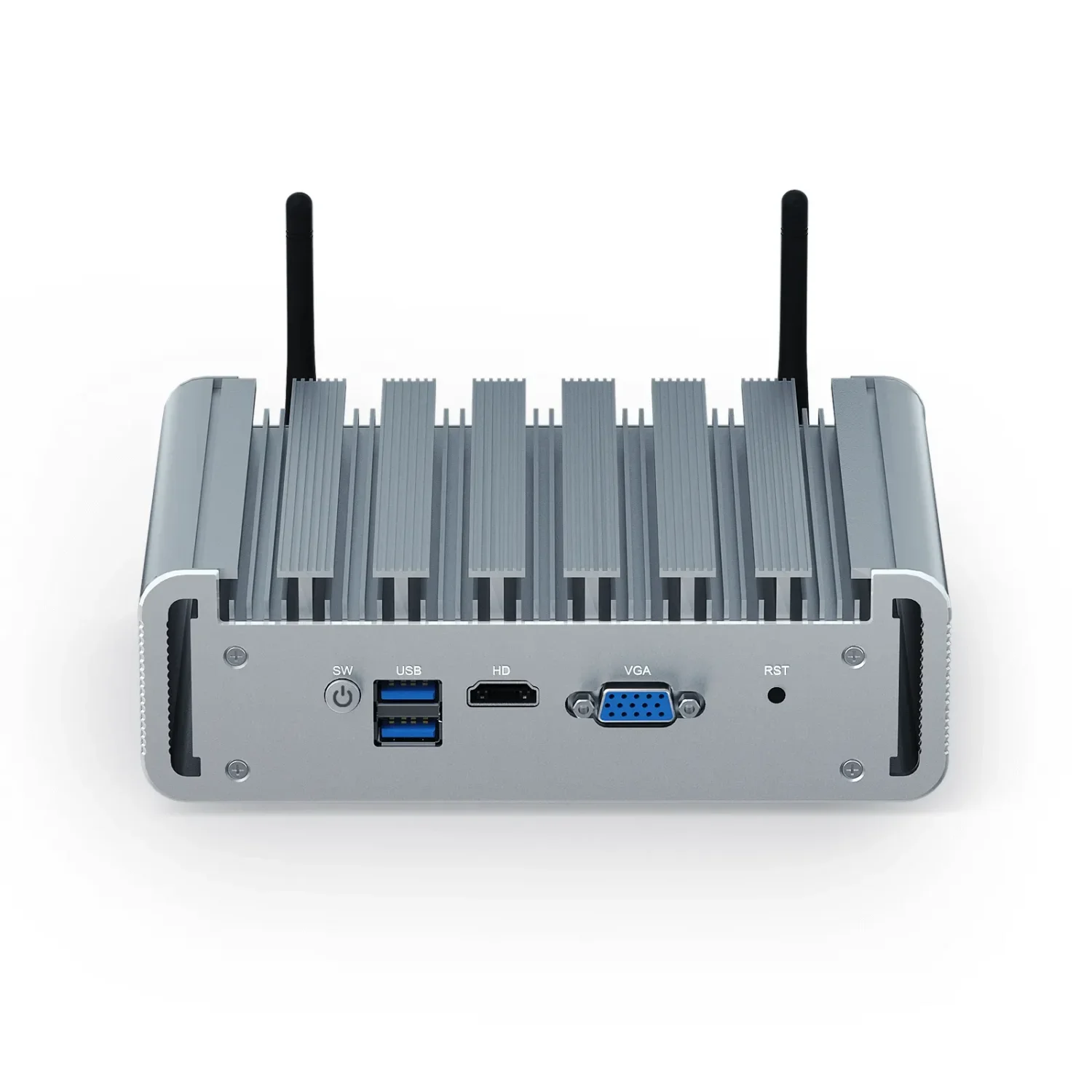 HYSTOU PfSense Firewall Intel Celeron J4125 DDR4 VGA HD 4G modulo WiFi Mini PC industriale senza ventola