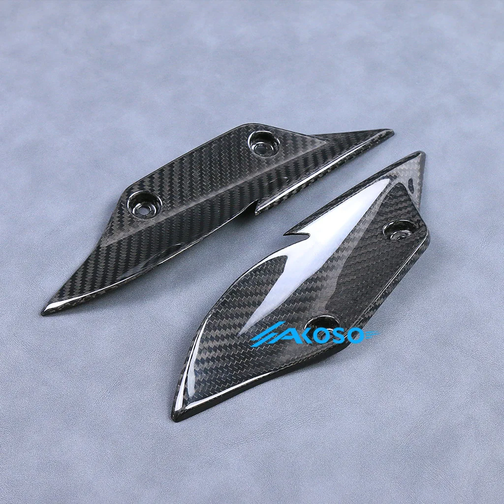 Für BMW S1000RR 2015 2016 2017 2018 Vollständige 3K Trockene Kohlefaser Motorradverkleidungen AKOSO 윙렛 Zubehör für Modifikation