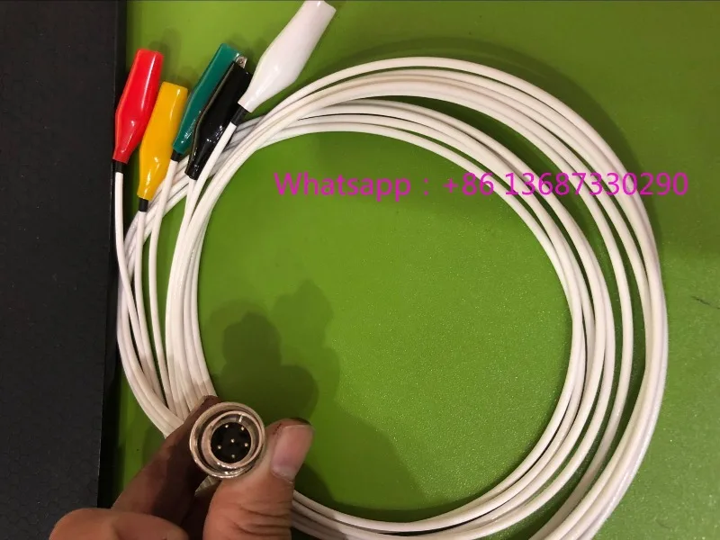 1PCS Brand new genuine CHI760E workstation electrode connection wire cro codile mouth clamp wire 5-wire, plug 6-pin