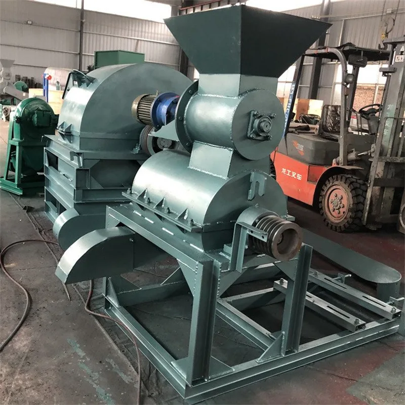 

(Customized for Sea Shipping) Fermented Rice Husk Crusher, High-Wetness No-Screen Mushroom Residue Crusher, Fully Automatic Stic