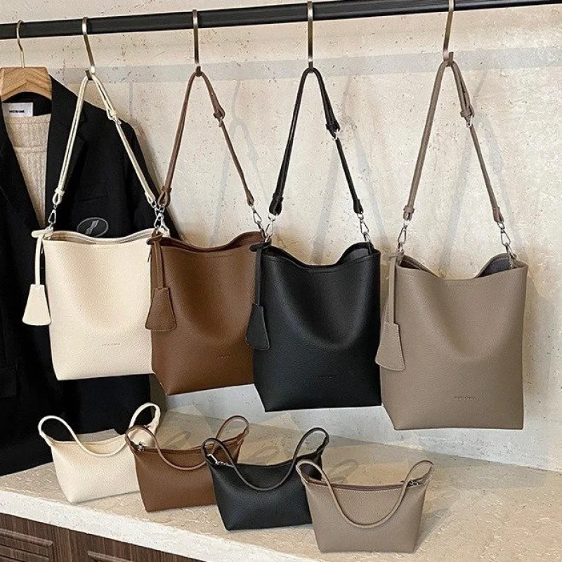 حقيبة يد نسائية مصنوعة من الجلد المطبوع بالشمس تتميز بمظهر ركاب كاجوال خفيف الوزن وناعم من الدنمارك #1