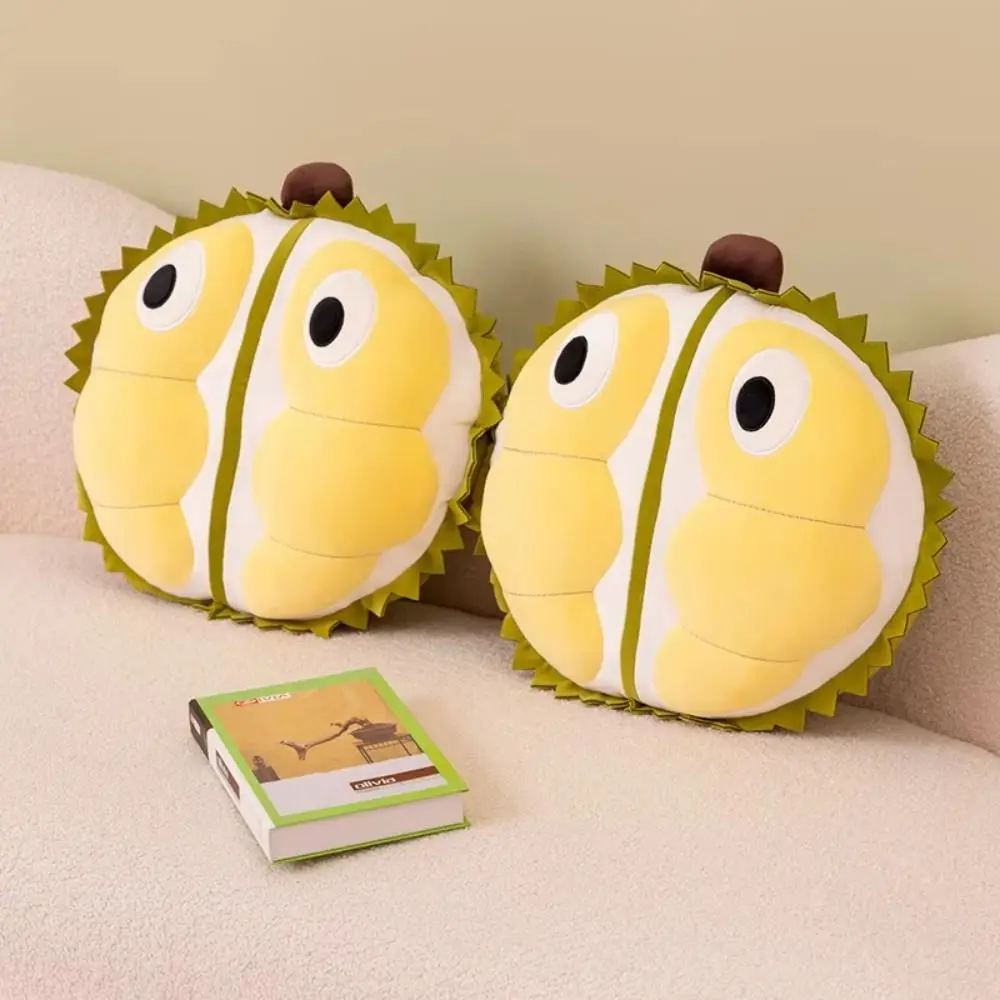 

Fluffy Durian Plush Toy Collection Soft Fruit Durian Plush Pillow 45cm Cute Durian Plush Throw Pillow Festival Party Decor