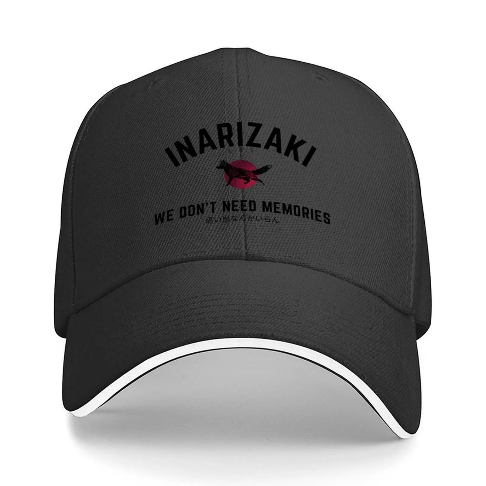 

inarizaki vbc 'we don't need memories' Baseball Cap Luxury man cap custom Hat Military Cap Man For Man Women's