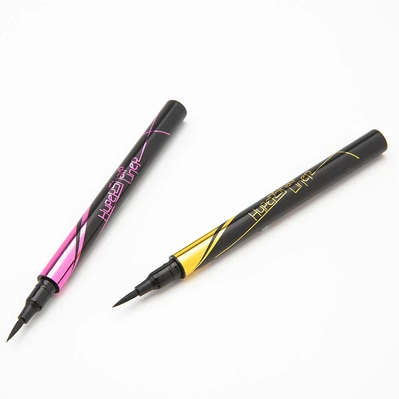 Small Gold Liquid Eyeliner Pen Quick-drying Eyeliner Waterproof Lasting Eyeliner Black/Brown Eyes Makeup Liquid Eye Liner Pencil