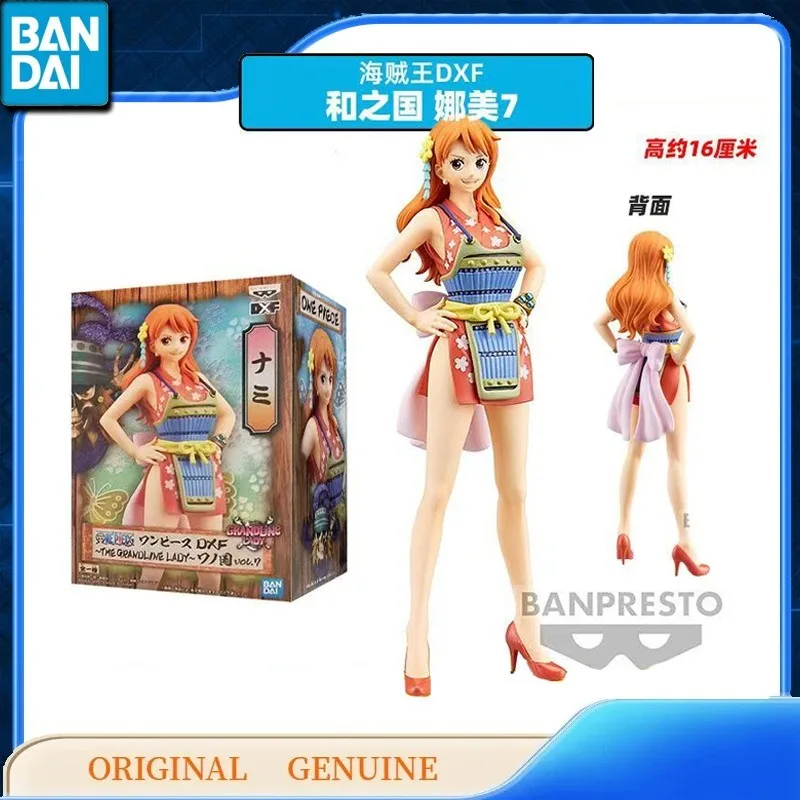 

Bandai Original Genuine ONE PIECE DXF THE GRANDLINE LADY VOL.8 NAMI Anime Action Figures ToyS Gift Assembly Model Ornaments