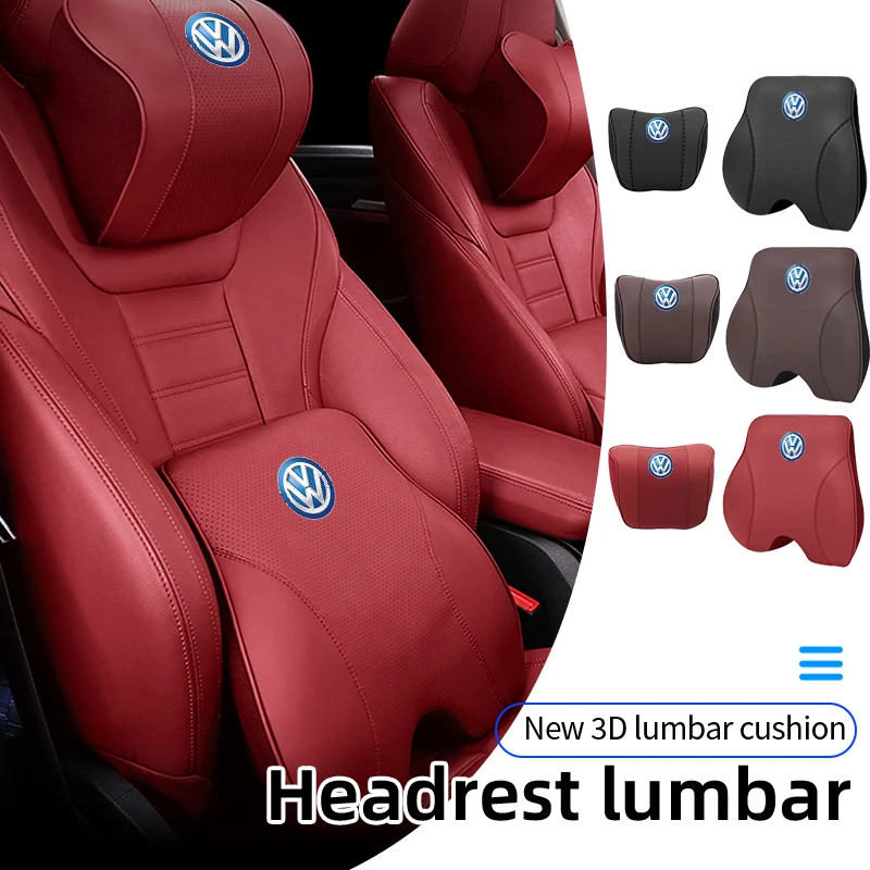 

Valve Stems Caps For Volkswagen VW Car Styling Seat Neck Pillow Waist Pad Headrest Lumbar Backrest Polo Jetta Sagitar Magotan Pa