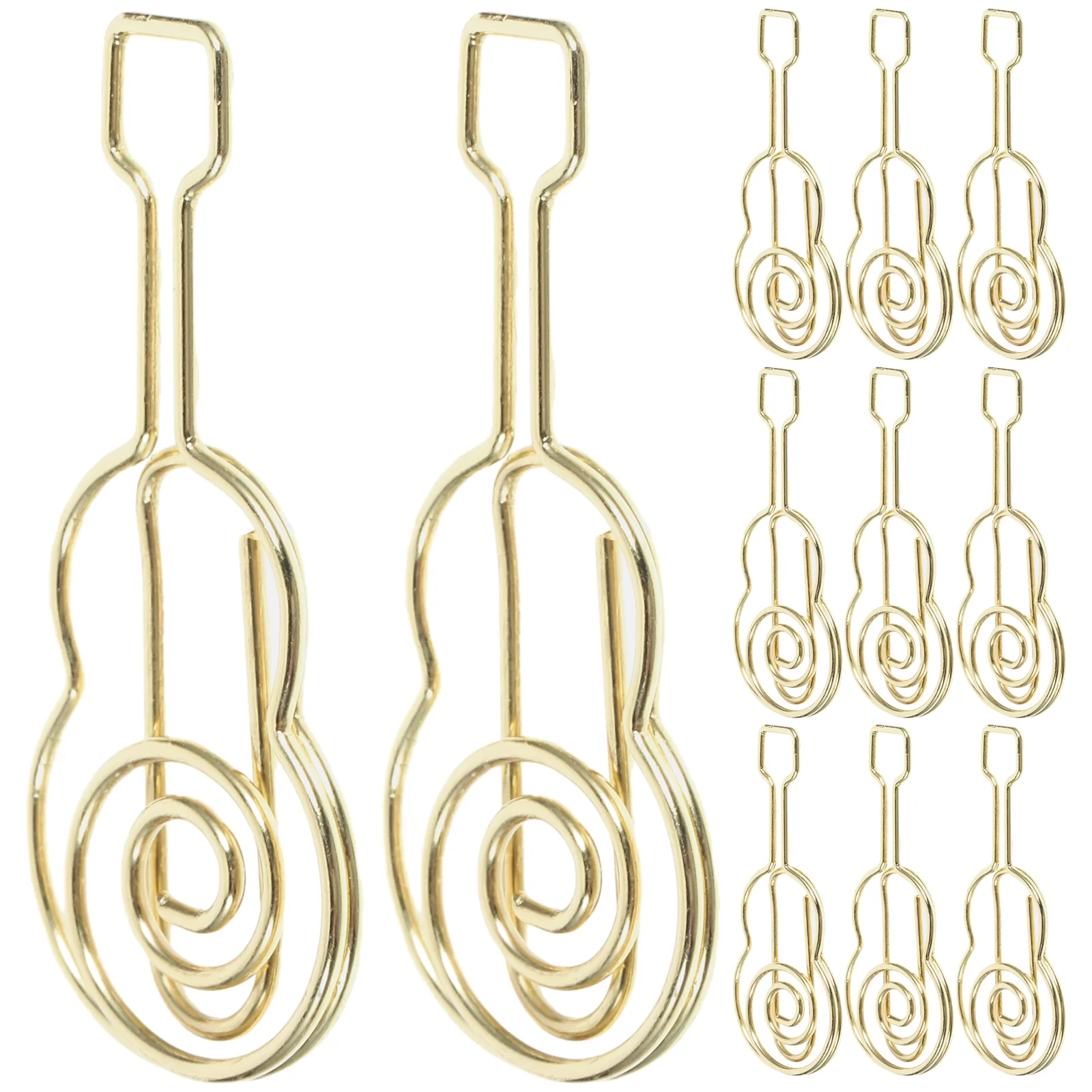 50 Pcs Shaped Paper Clip Jumbo Clips Fun Metal Small Clamp Mini Wedding Work Document Fancy