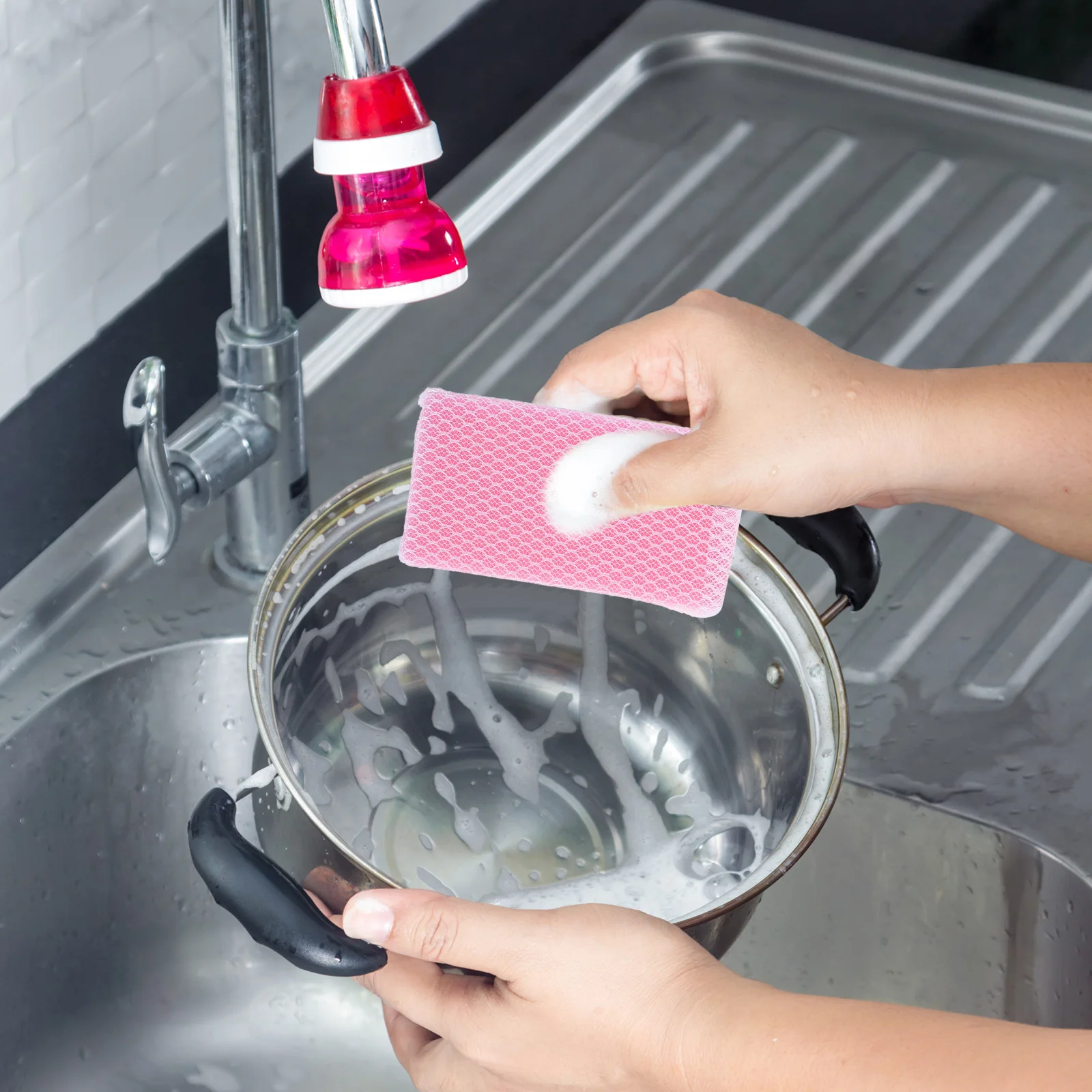 

30 Pcs Kitchen Cleaning Sponge Sponges Dish Scrubber Washable High-density Absorbent Dishwashing Scrubbers for Dishes
