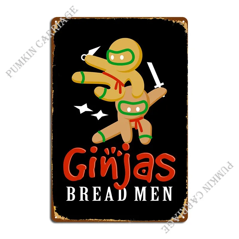 Yummy Ninjas Metal Plaque Poster Personalized Living Room Wall Mural Plaques Tin Sign Poster