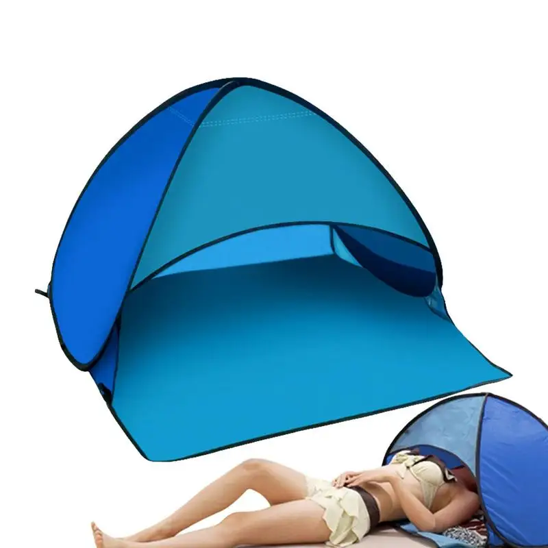 Automatic PopUp Sun Shade Tents Portable Mini Beach Canopy Summer Sea Sun Shelters Outdoor Camping Head Tent For Picnic