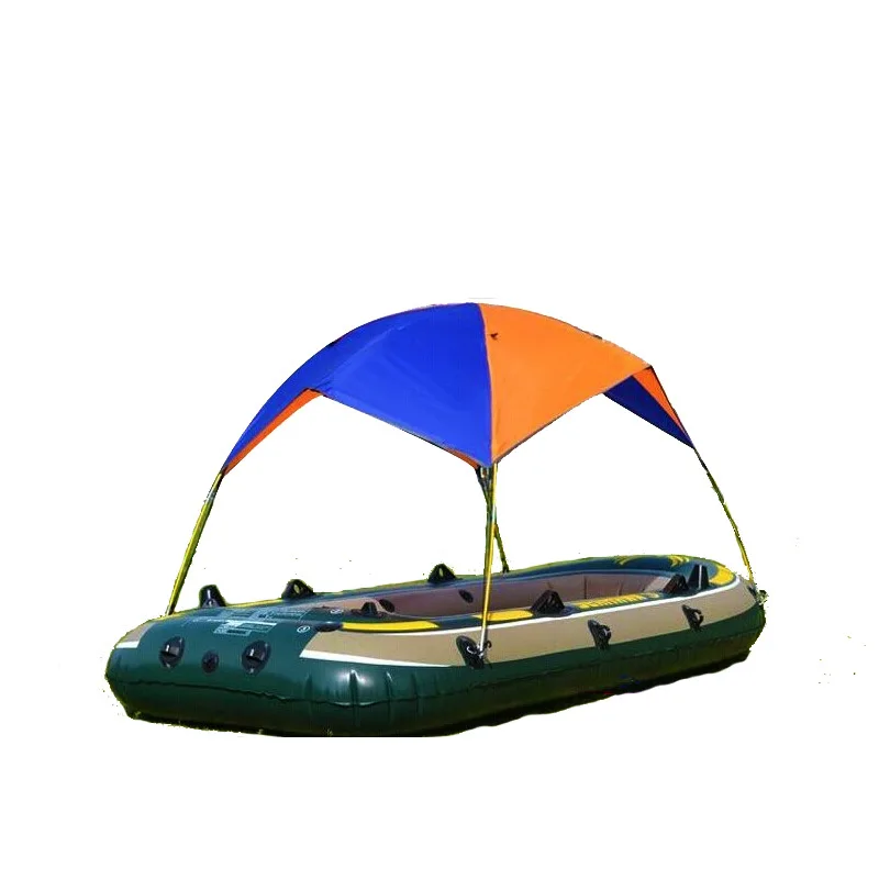 2-4 Person PVC Fishing Inflatable Boat Sun Shade Tent for INTEX Inflatable Boat Tent Sun Shelter Sun Canopy Beach Sunshade Tent