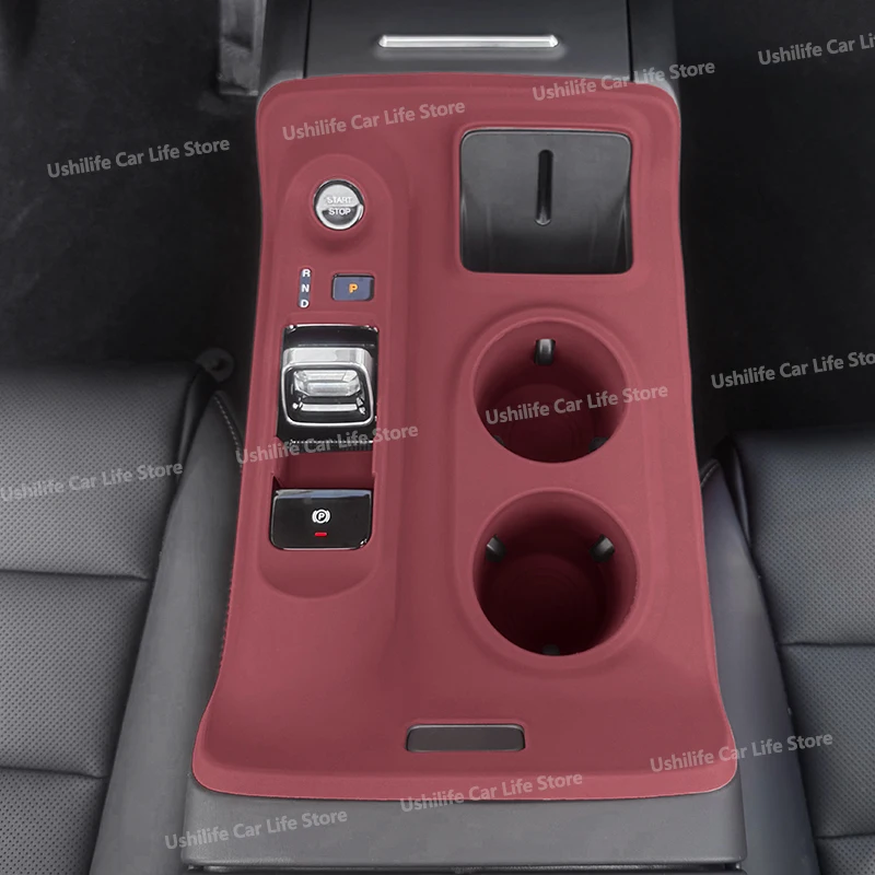 

Для Trumpchi E8 PHEV 2024 2025: Силиконовая защитная накладка на центральную панель, крышка для подстаканника, аксессуары для декора интерьера автомобиля