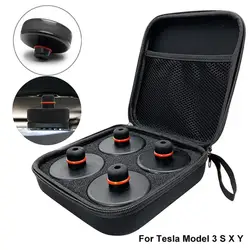 4Pcs/Set Lifting Jack Pads For Tesla Model 3 Y S X Highland 2024 Rubber Pucks Chassis Lift Stands Adapter Repair Tool Chassis