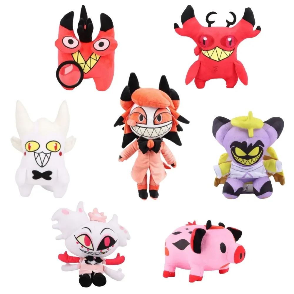 Game Collection Plush Toys New Alastor Alastor Doll Hell Inn Plush Toys Cartoon Dolls Boyfriend Surprise Gift