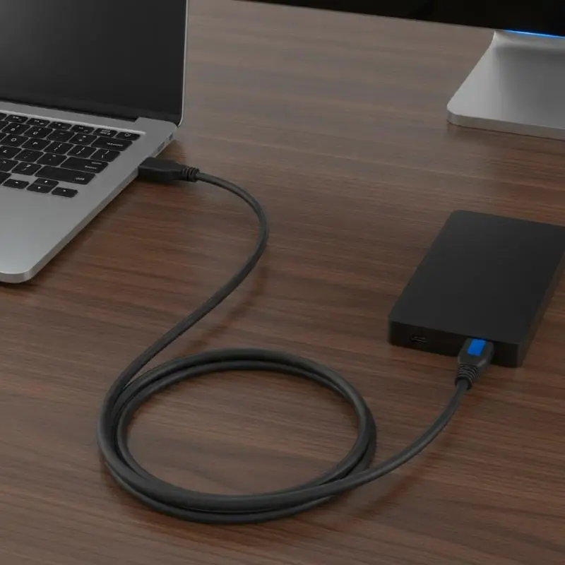 USB 3.0 A to Micro B Cable 5Gbps High Speed Transfer Cord for External Hard Drive Disk HDD SSD Office Data Transfer Use