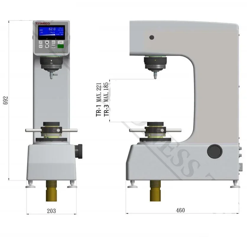 2025 Taiwan TAIMECO Digital rockwel Dureza TR-1C TR-2C TR-3C
