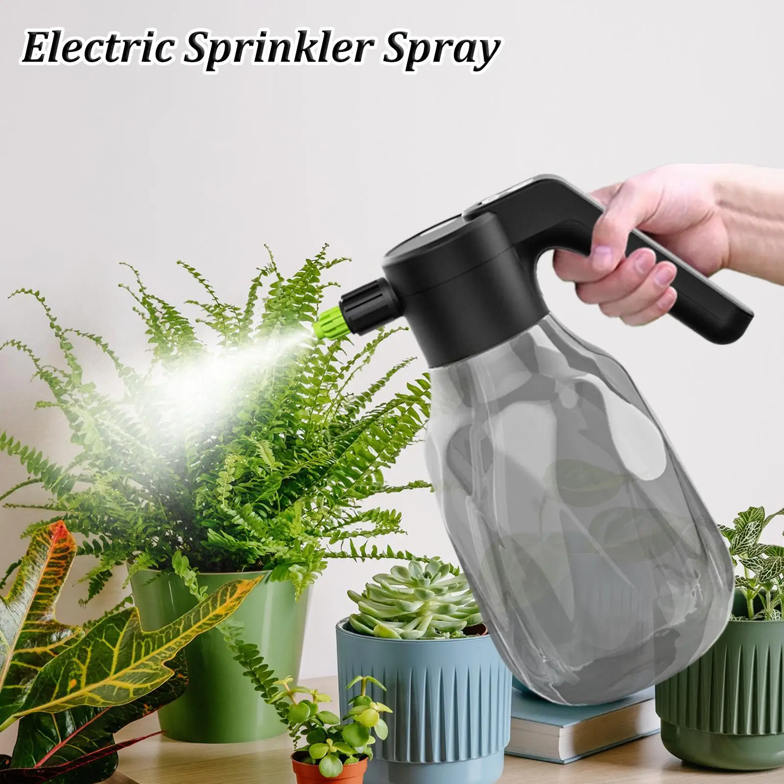 

Садовый распылитель, 2 л, портативный инструмент для чистки, перезаряжаемый распылитель-спрей для садоводства, газона, двора, травы, чистка автомобиля, цветы