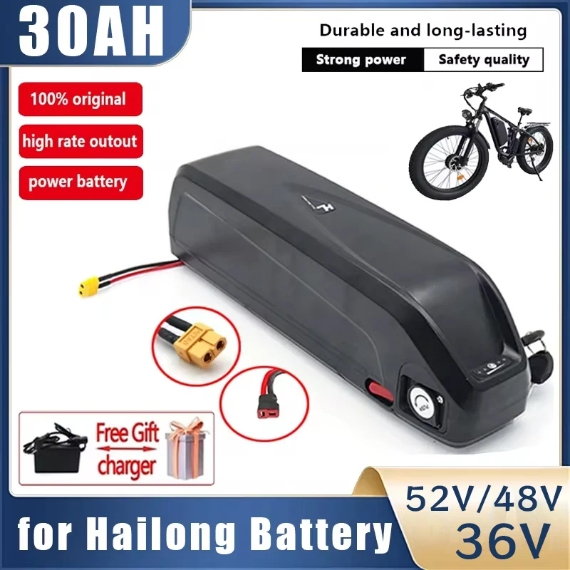 AliExpress SUYIJIA Original 36V 48V 52V 20Ah 30Ah 18650 Battery BMS for Hailong Electric Bicycle 350W 500W 750W 1000W