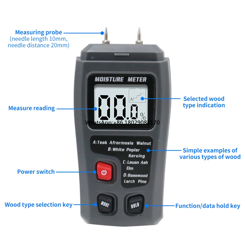 Moisture Tester Moisture Content Tester for Humidity Testing