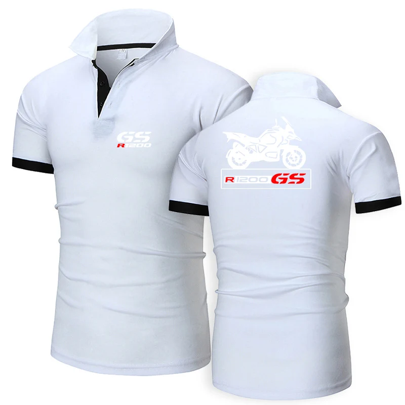 2023 Motorcycle R 650 800 1150 1200 GS Adventure Men Youth New Solid Polo Shirt Casual Fashion Summer Short Sleeve Clothing