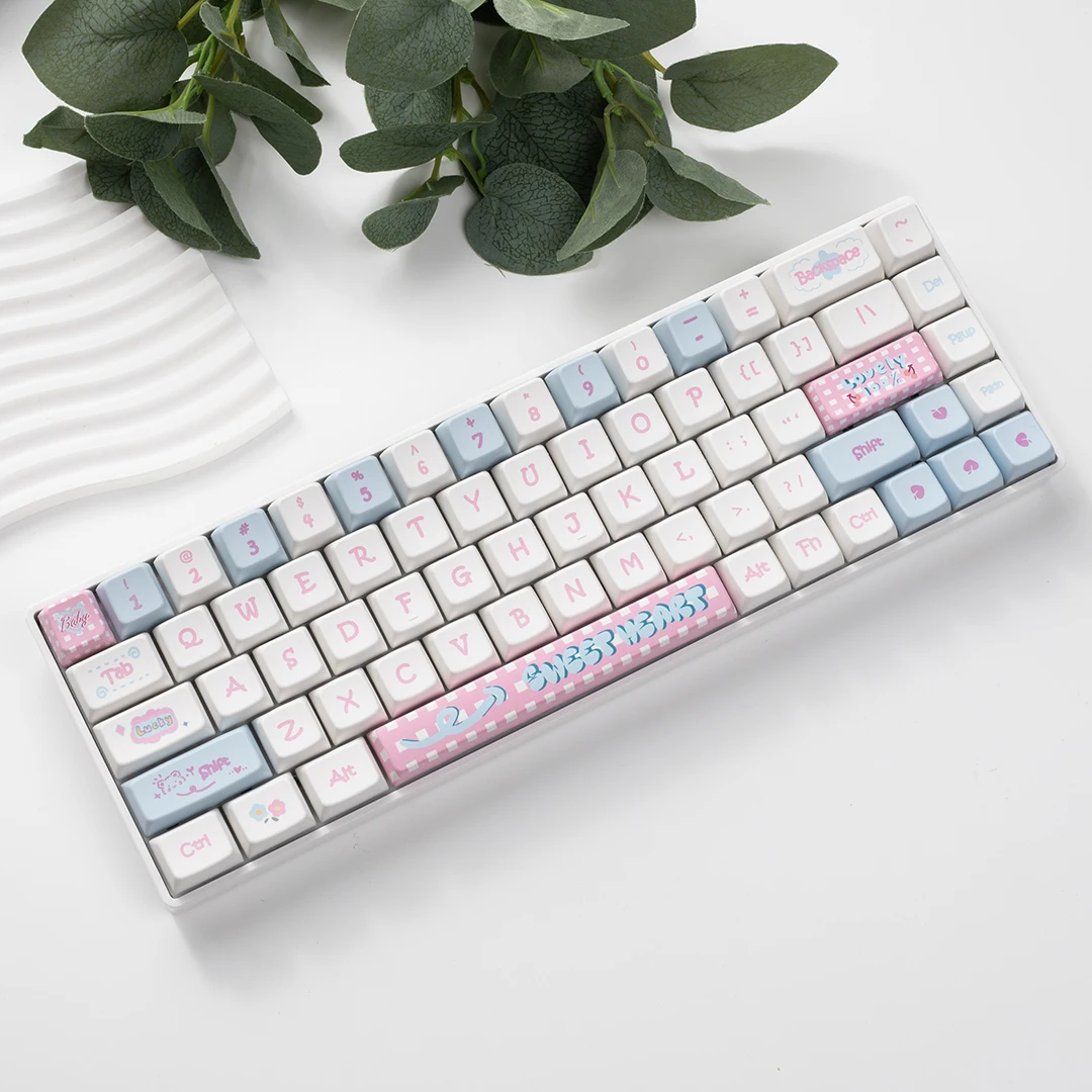 

MDA Vitality Full Cake KeyCap Knocking Rabbit PBT Material Heat Sublimation 87 84 75 68 Support RK R75