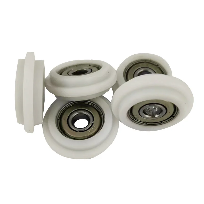 ZHIHENG ÉPAULE ROUE 626 ROUE REVÊTUE DE caoutchouc 6 PU ROULEMENT MUET U-CHANNEL FENÊTRE et FENÊTRE POULIE ROULETTE ROUE UNIVERSELLE USINE