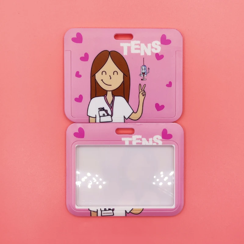 TENS TCAE Ausweishalter mit Umhängeband für Ärzte und Krankenschwestern, Kreditkartenetui, Halsband, Kartenhalter, Handyband, Ausweiszubehör, Geschenk – Detail 6