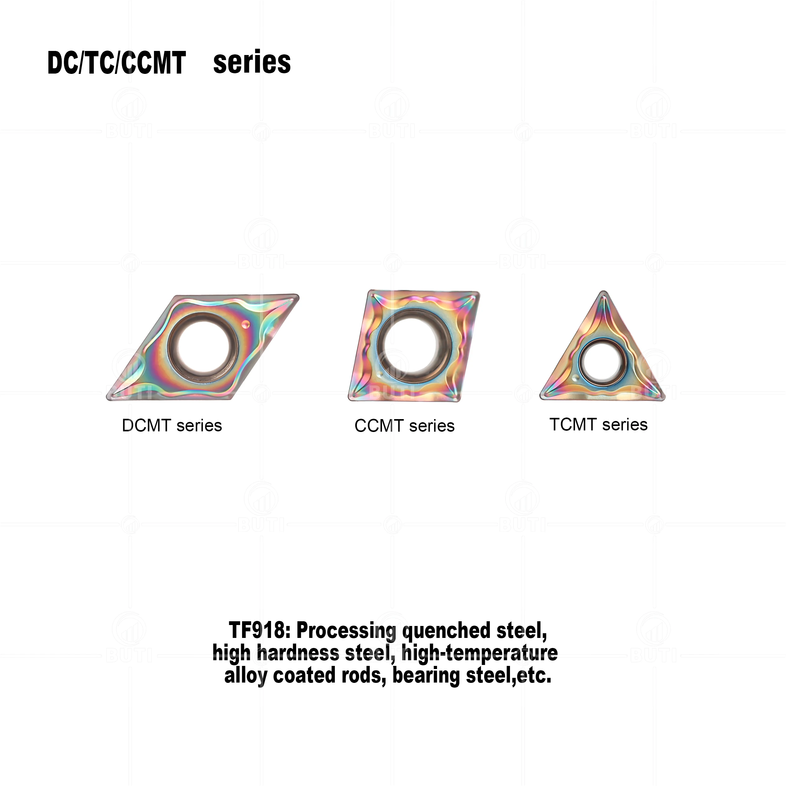 Imagem -05 - Deskar 100 Original Ferramentas de Torno Cnc Lâminas de Torneamento Dcmt 070204 -lm Ccmt 060204 -lm Tcmt 110204 -lm Tf918 Inserções de Metal Duro de Sete Cores