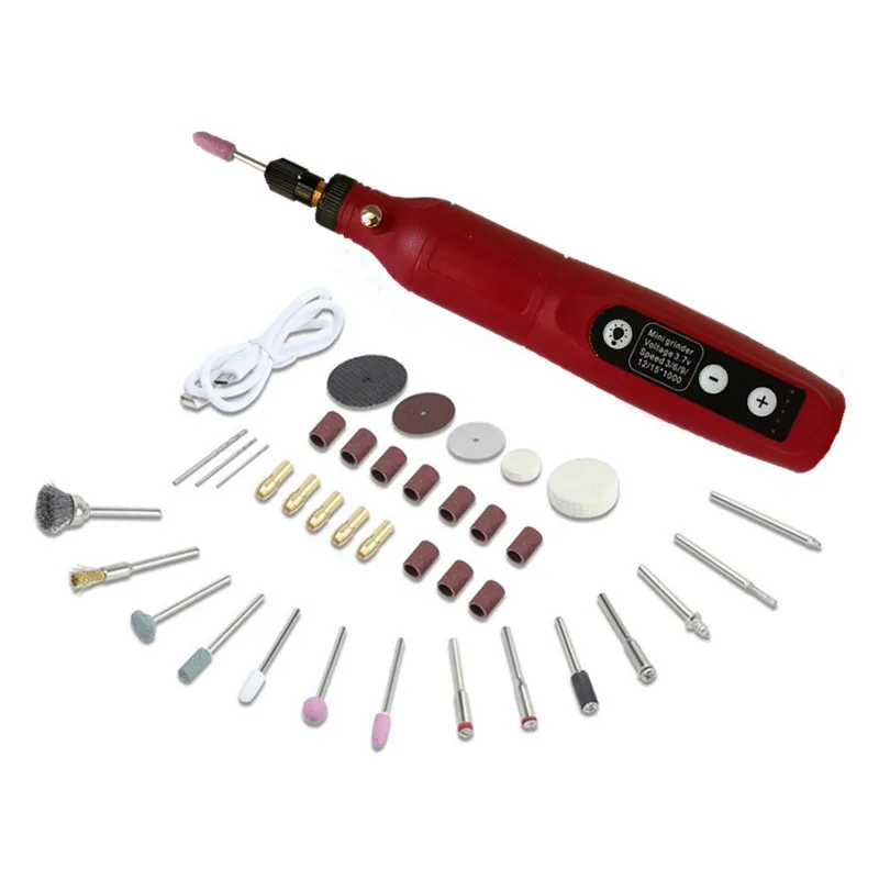 Micro Rotary Tool USB Rechargeable Pruning Grinder Professional Engraver Electric Cutting Lithium Handgrinder Carpentry Tools