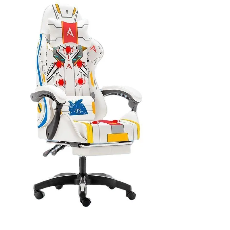 Ergonomic Gaming Chair for Home Office Multi-functional Recliner for Extended Sitting,