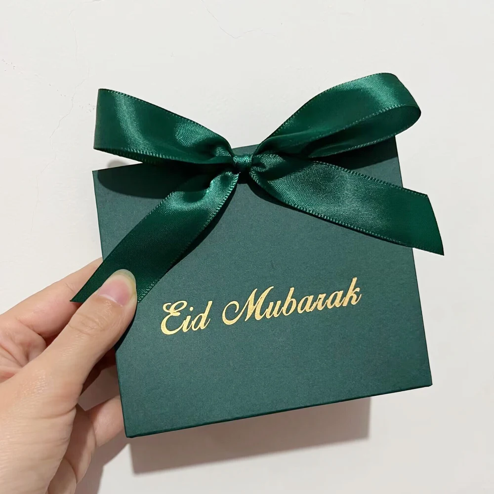 Eid Mubarak Candy Box Favor Box Ramadan Kareem Gift Boxes Islamic Muslim Festival Happy al-Fitr Eid Event Party Supplies