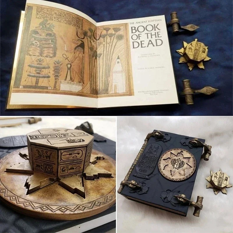 Magic Book Mummy Prop Book Of The Dead Book Of The Living Ancient Egypt Handicraft Resin Ornaments Easter Decoration Home Decor