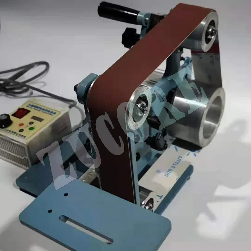 Двигатель 750 Вт, 915x50 мм, ременная точилка, полировщик, 220 В, вертикальная, горизонтальная, двойного назначения, электрическая ленточная шлифовальная машина, ремень