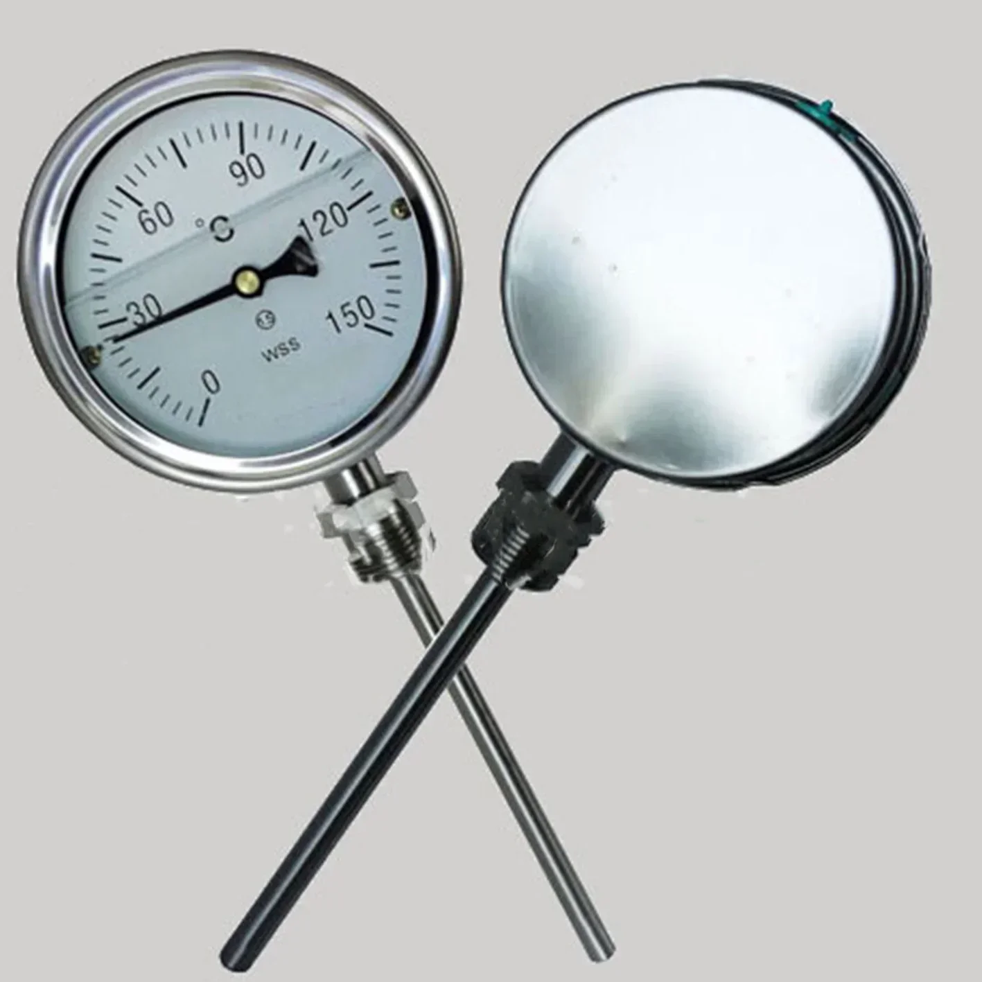 China Supplier Industrial Stainless Steel Thermometer 0-300cc Temperature Gauge
