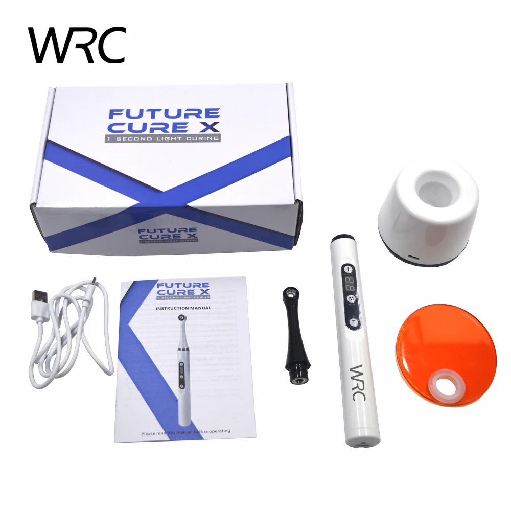 Dental Wireless 1 second LED Curing Light Dentist Cordless Lamp Output Intensity 2300-2700mw/cm2 Dentistry Equipment Tool