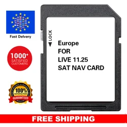 SD Card Europe 2024 for Renault Megane Clio Laguna Scenic Navigation Live 11.25 Sat Nav Maps 8GB 8201753027 Free Anti Fog Flim