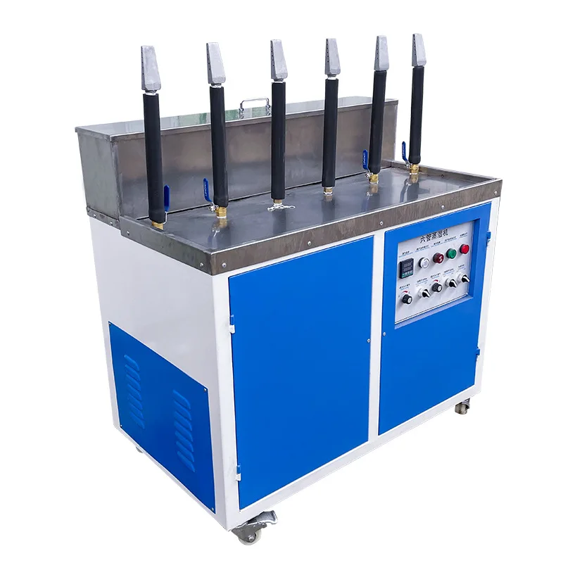 Steam engine toe head softener, wrinkle removal mechanism shoe machinery and equipment c