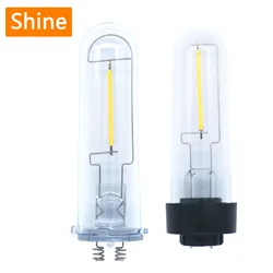 DC3V LED COB Edison Bulb Light Source Lamp Tube Solar Outdoor lighting Plastic Bulb Light Source Filament Lamp 3000K Accessories